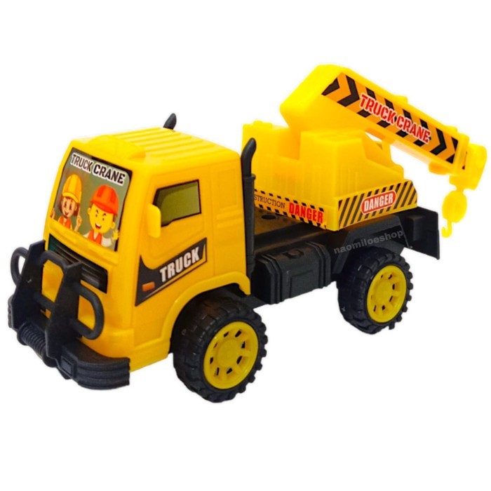 City squad mainan mobil Truk Konstruksi Friction gesek Construction excavator truck