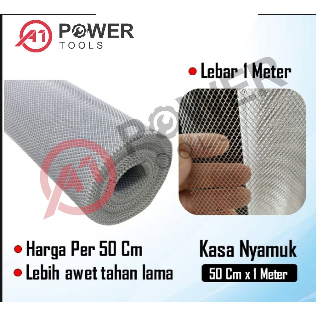 Kawat Nyamuk Jaring Aluminium / Kasa Nyamuk / Jaring Kawat Parabola Anti Karat Murah / Kasa Kawat Ny