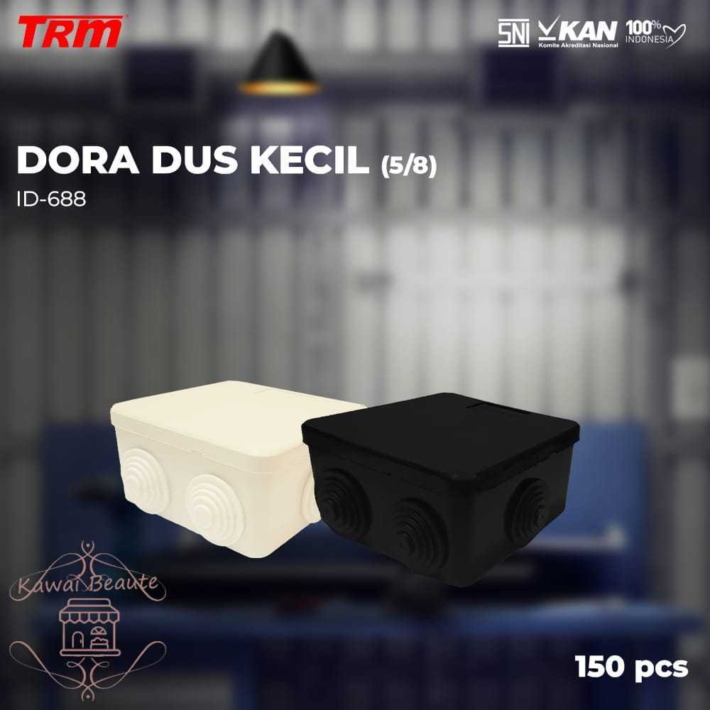 Doradus TRM DD-68 Duradus / Dorados Kotak Junction Box CCTV 5/8 8.5 x 8.5 cm Waterproof Kecil Putih