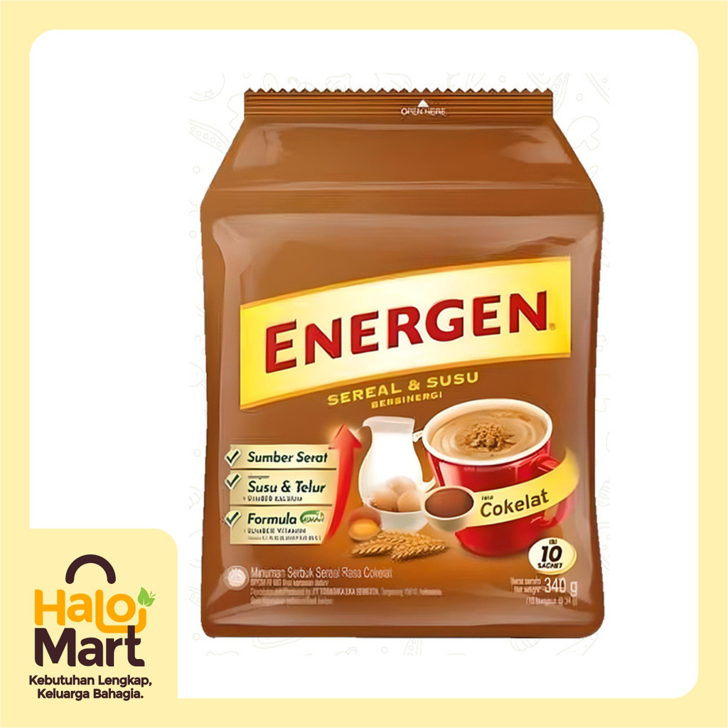 

SEREAL ENERGEN COKLAT 10X34GRAM