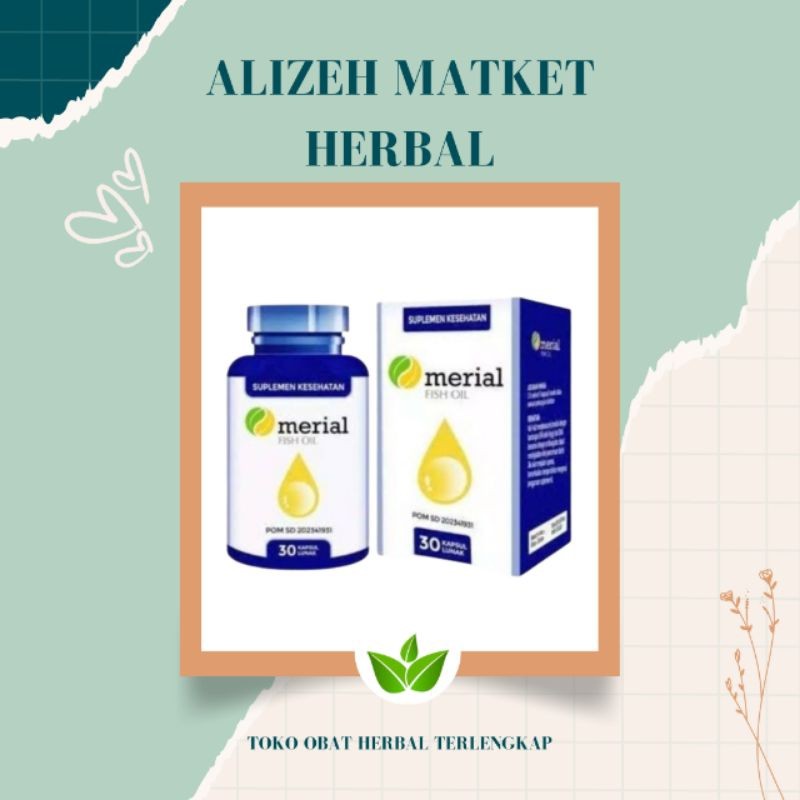 Merial Fish Oil Obat Kesehatan Tubuh Atasi Kolesterol & Darah Tinggi .