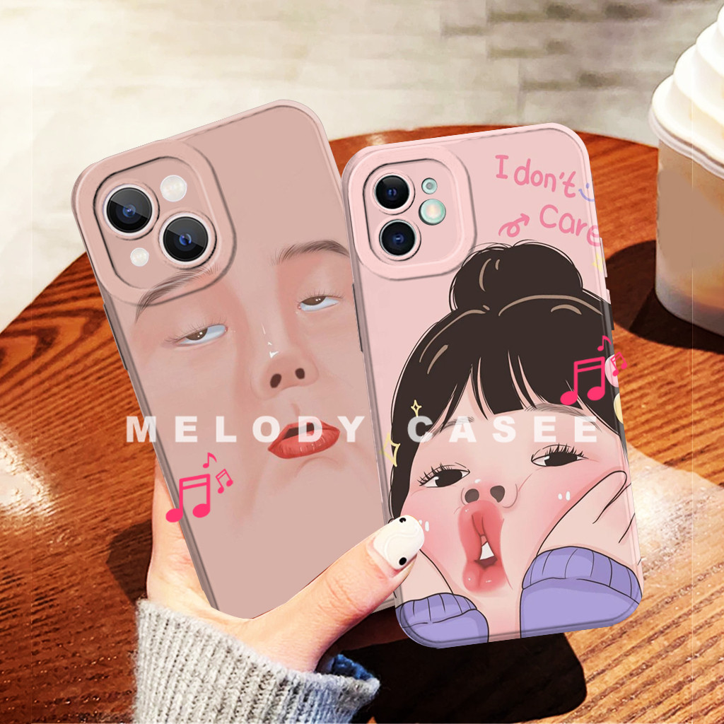 Iphone 11 12 13 14 15 Case Couple - Casing Pro Camera - Bumper - Pelindung - Softcase