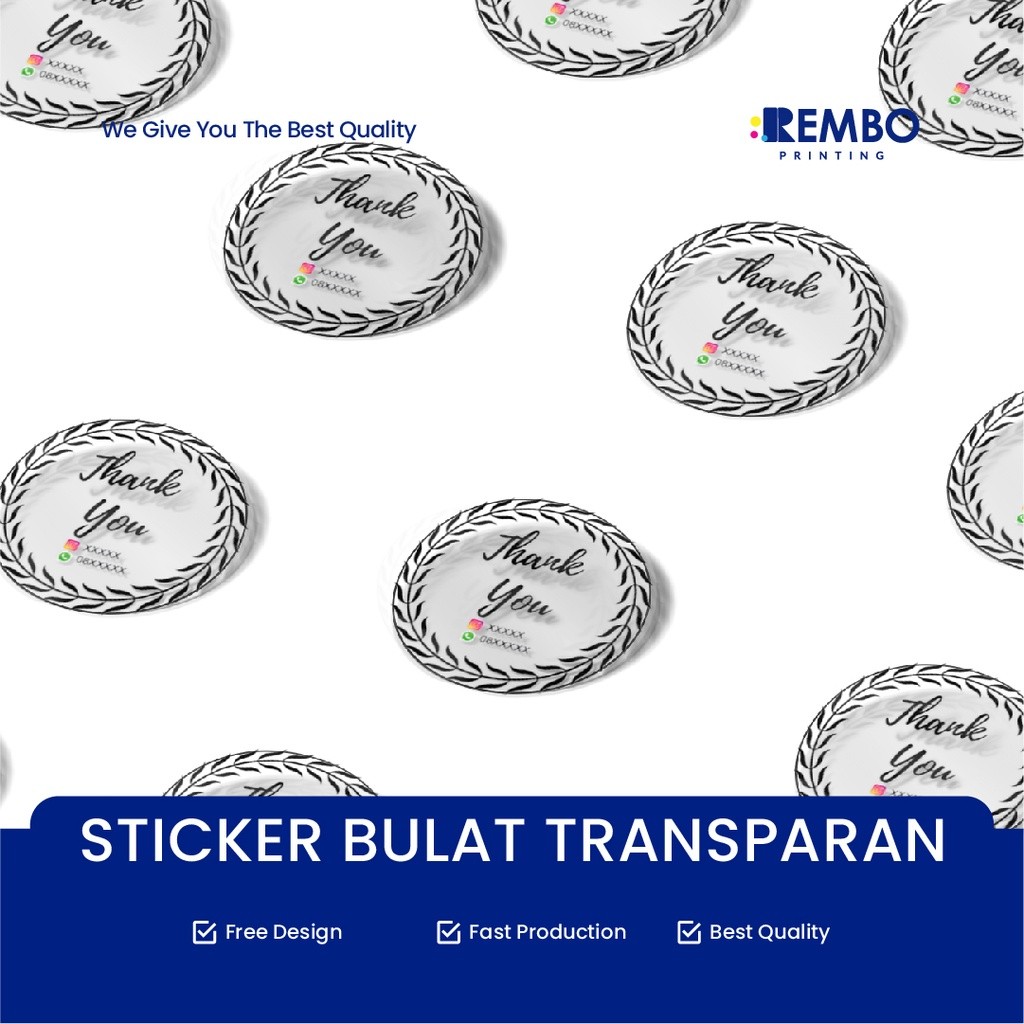 

Cetak Sticker Label Transparan *ANTI AIR* Label Stiker Botol Minuman Produk Makanan Kemasan TERLARIS
