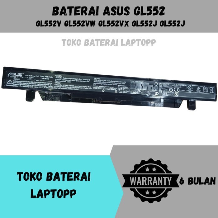 Baterai Batre Laptop Assus GL552