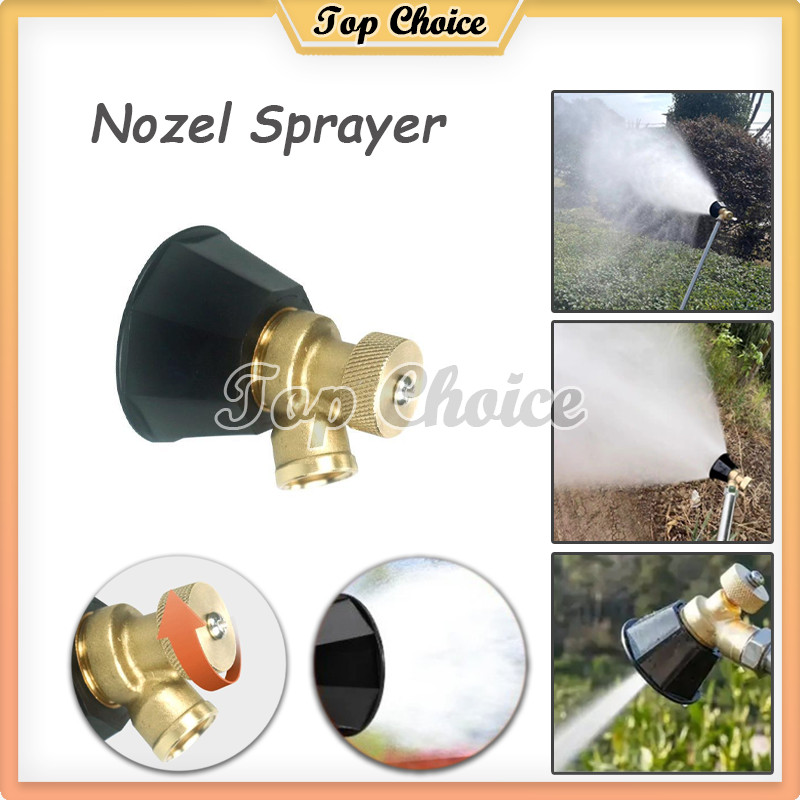 Nozel Sprayer Kabut / Nozzle Sprayer Elektrik Black Siklon / Nozzle Adjustable