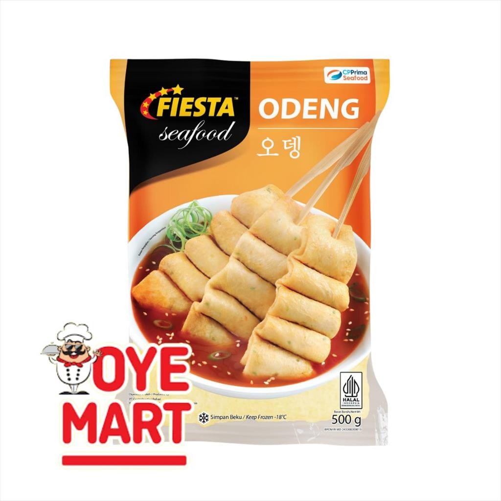 

FIESTA SEAFOOD ODENG 500GR KOREAN FISH CAKE/IKAN OLAHAN/EOMUK