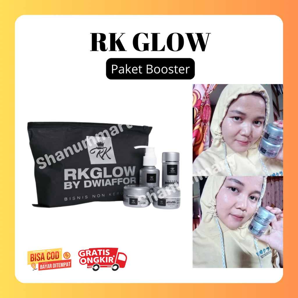 RK Glow Paket Booster - Rk Glow Booster by dwi affor original BPOM