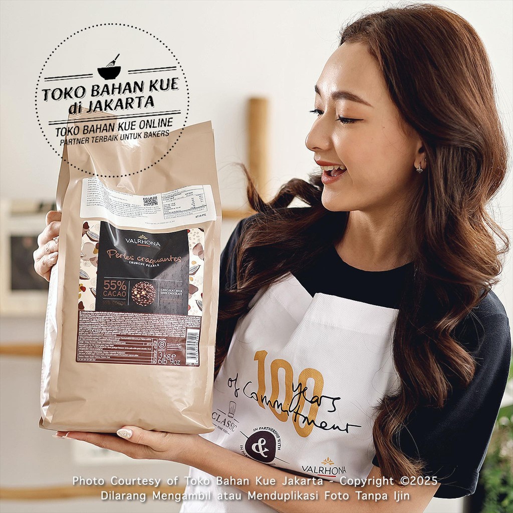 

Valrhona - Les Perles 55% Dark Chocolate 1kg Crispearls Crispy Choc