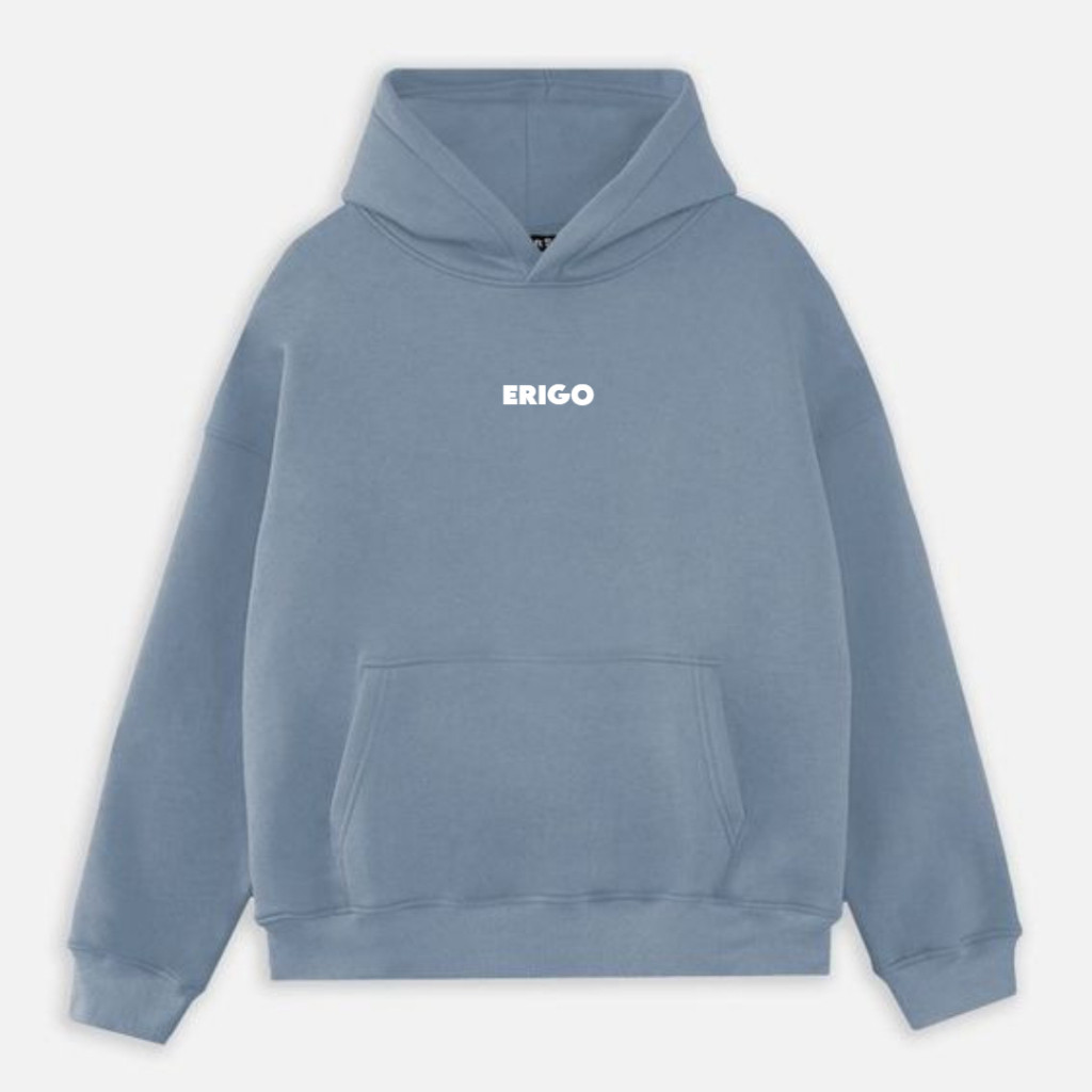 [NAVIBA.STORE] Sweater Hoodie Pria Wanita Erigo List Putih Premium / Hoodie Hitam / Hoodie Sweater J