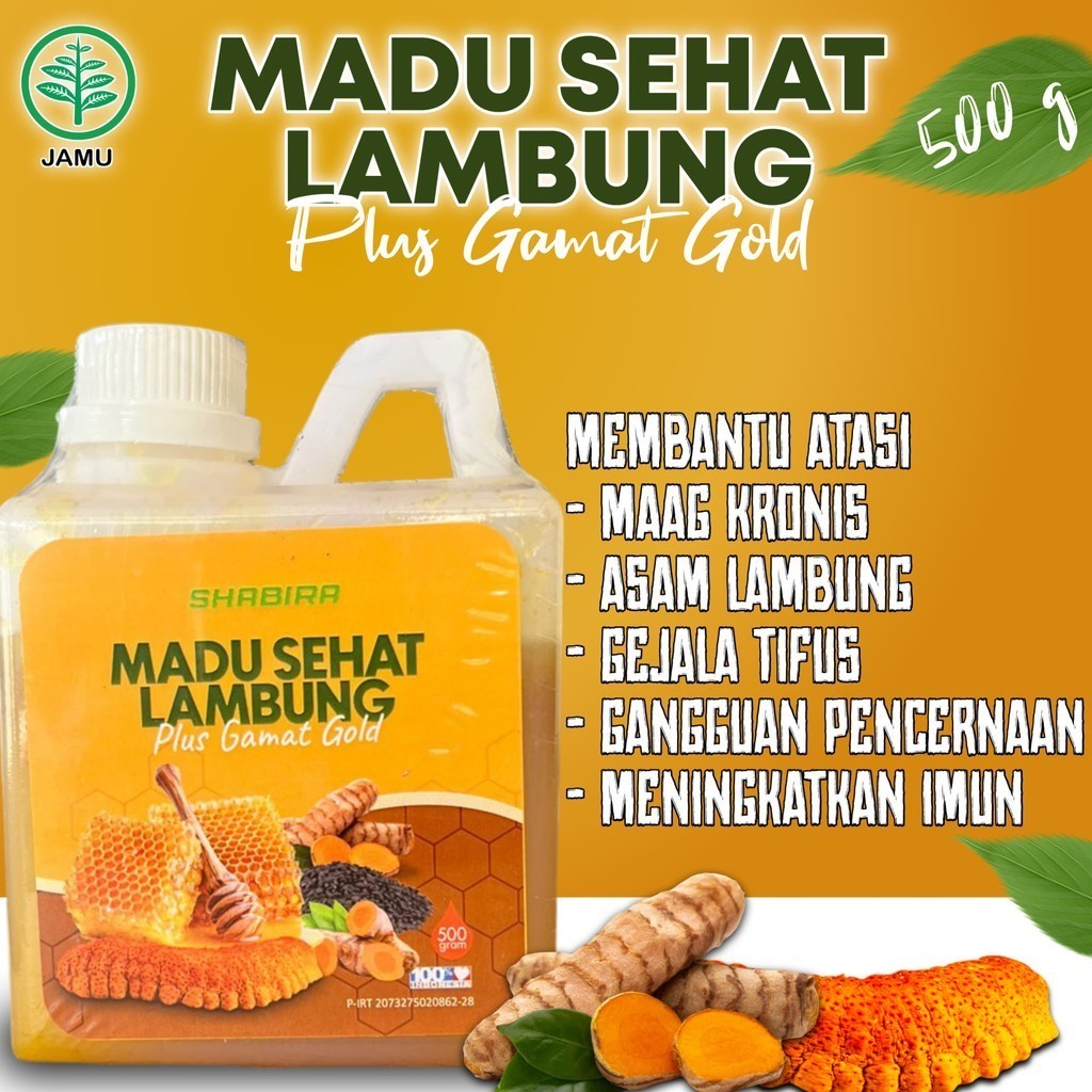 

Madu Lambung Kronis Herbal 500 gr SHABIRA - Madu Asam Lambung