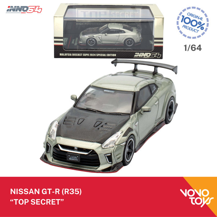 Inno 1/64 Nissan GT-R R35 "Top Secret" MDX2024 Inno64