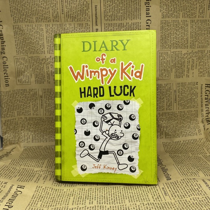 Novel Inggris Hard Luck from Diary of a Wimpy Kid by Jeff Kiney Hardcover Original