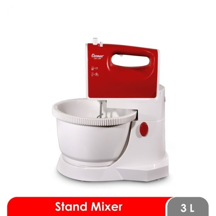 Cosmos Stand Mixer CM1689 / Mixer Listrik 3 Liter Cosmos Low Watt
