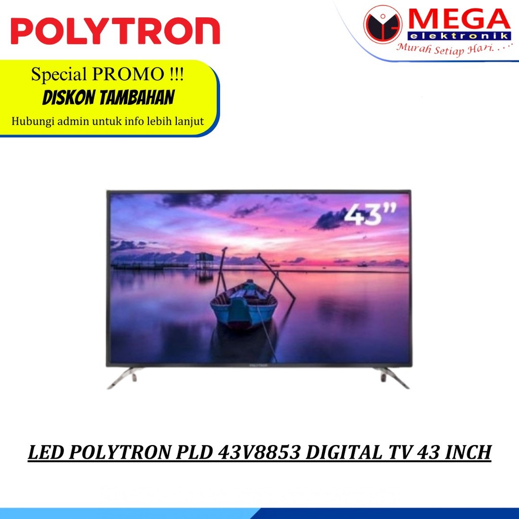 LED POLYTRON PLD 43V8853 DIGITAL TV 43 INCH