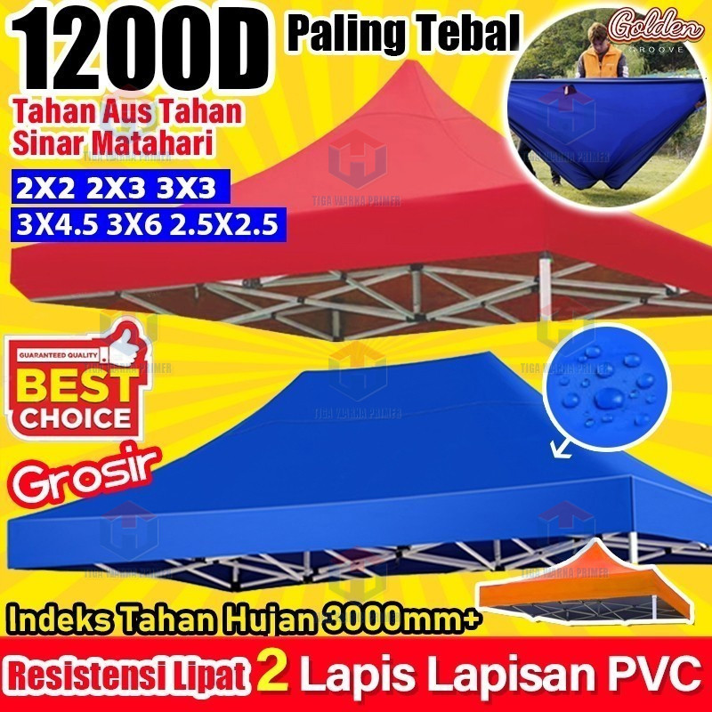 Tidak buruk selama 20 tahun Terpal Tenda Atap Tenda Gazebo Tenda Lipat kain tenda 3x3/2x2/2x3/3x4.5/