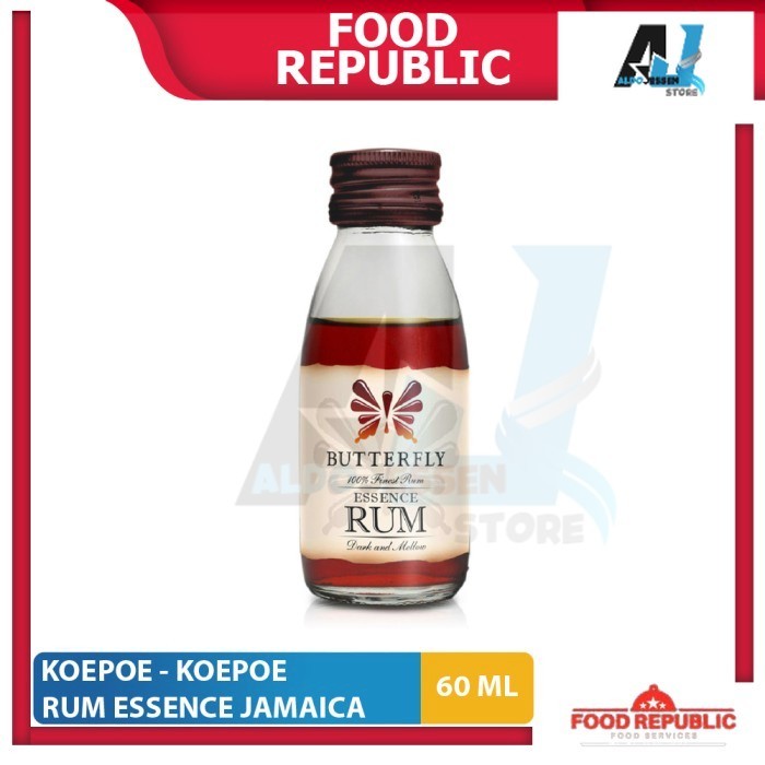 

AJS Koepoe Koepoe Rum Jamaica 60 ml Butterfly Rhum Essence Bahan Kue