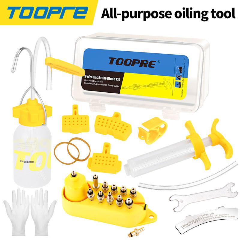 TOOPRE Bike Disc Brake Oil Filling And Changing Oil Tool Mountain Bicycle Brake Universal Brake Flui