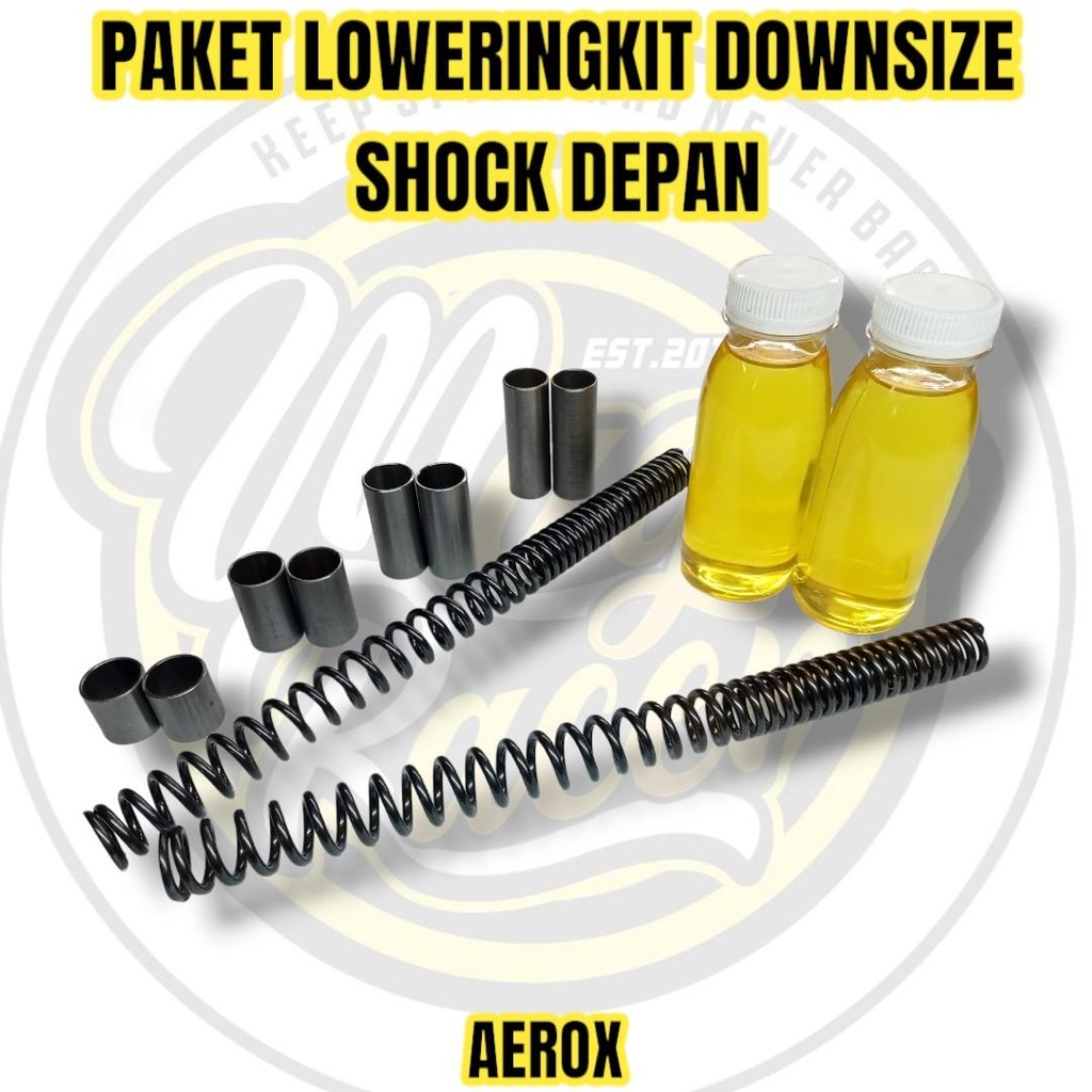 PAKET LOWERINGKIT DOWNSIZE PENCEPER SHOCK DEPAN AEROX NEW AEROX OLD AEROX ALPHA