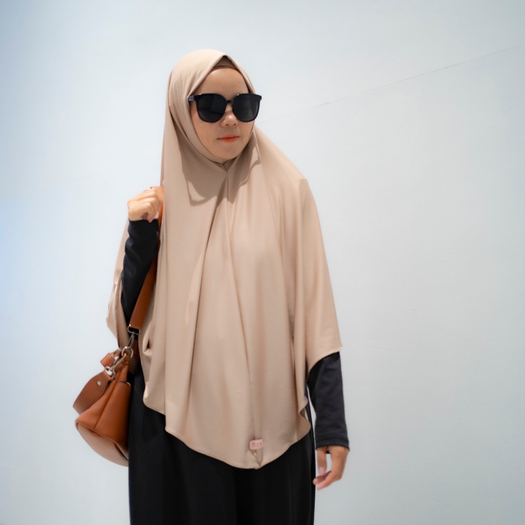 HIJAB instan Bergo Syiria Malay jumbo non pet  jersey jersey premium