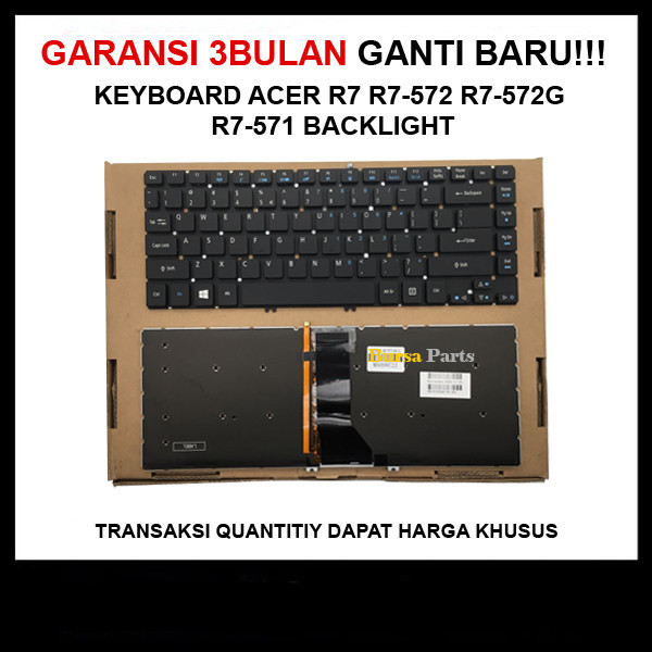 Keyboard Acer R7 R7-572 R7-572G R7-571 Backlight .