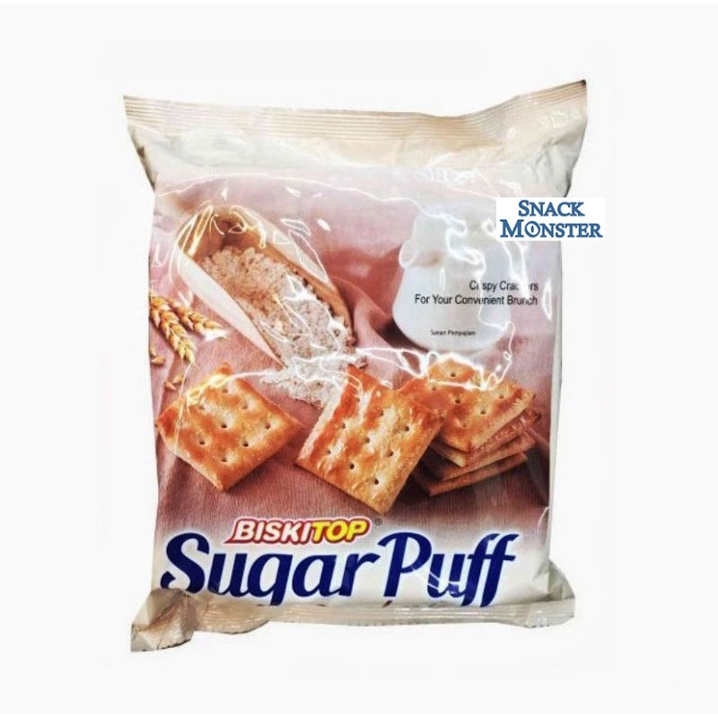 

Biskitop Sugar Puff Malkist Crackers Manis - Netto 280 gr