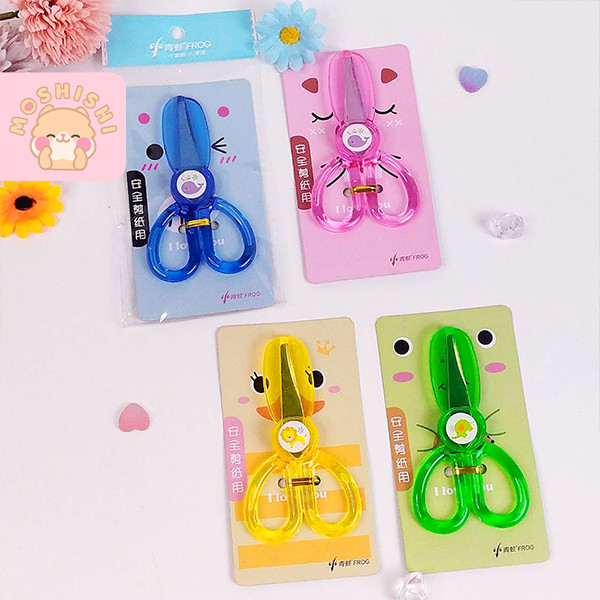 

Gunting Anak Mini / Scissors Anak / Gunting Lapis Warna Bening Animal