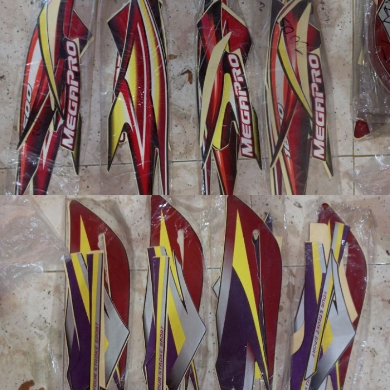 Stiker Lis Striping Mega Pro GL MAX 2001/2002 2005