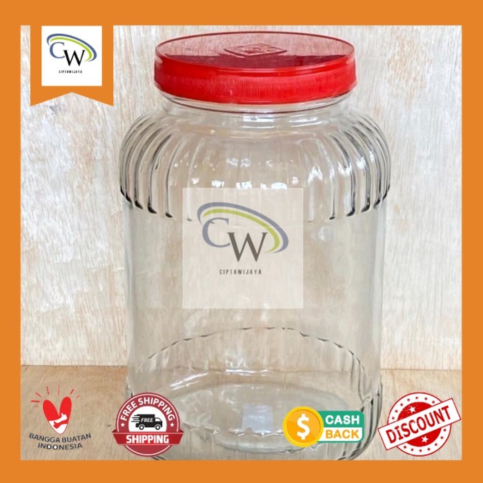 Toples Kaca Besar/Toples Cendol Tp 5/ Toples Es Buah