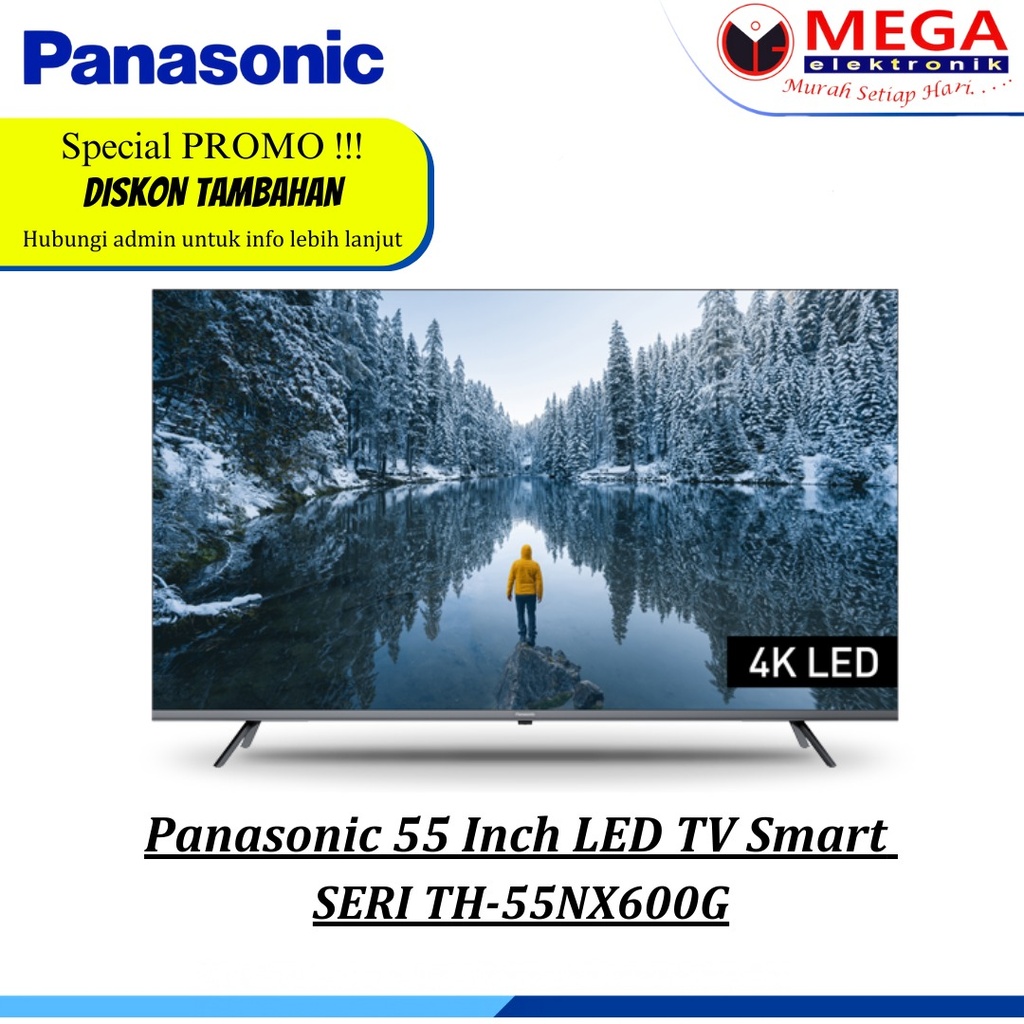 Panasonic 55 Inch LED TV Smart Google TV 4K HDR TH-55NX600G