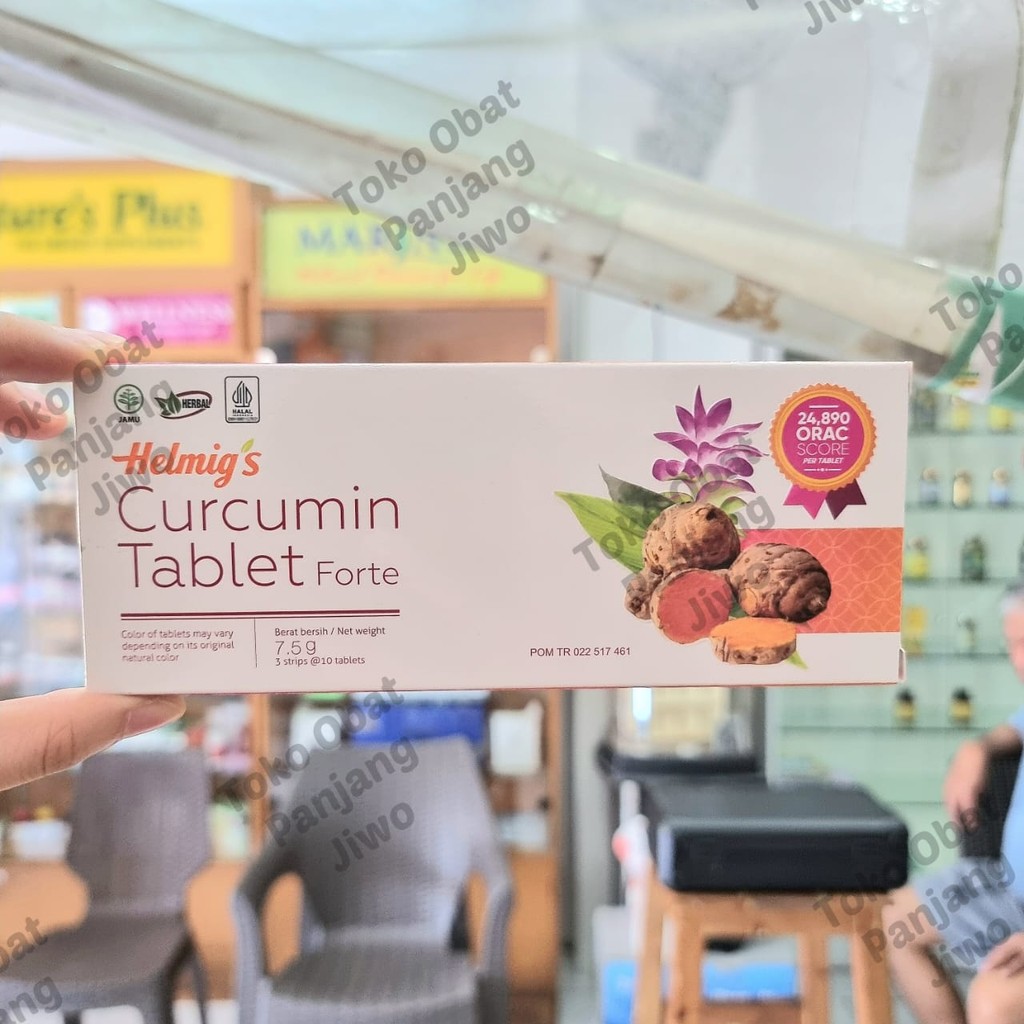 Helmigs Curcumin Tablet Forte 25mg 10 Tablets