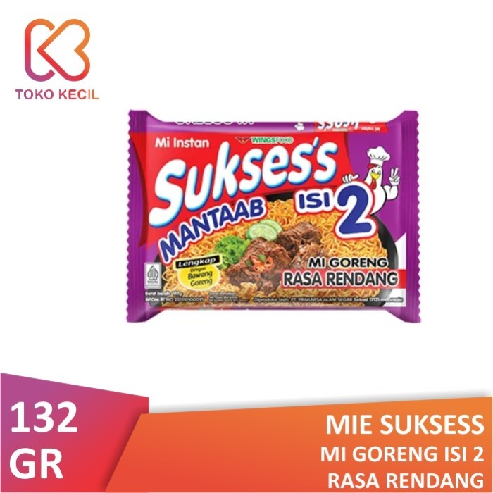 

Mie Suksess Goreng Rendang 132gr