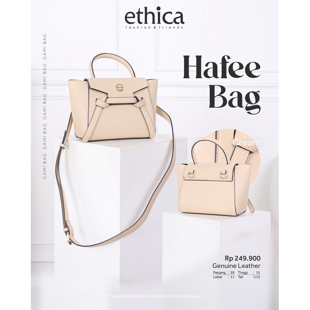 Hafee Bag Tas Wanita simple tapi tetap elegan  by Ethica