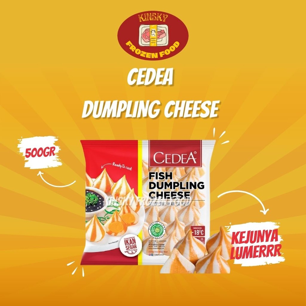 

CEDEA FISH DUMPLING CHEESE 500GR