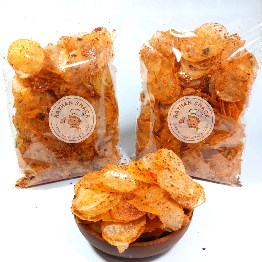 

Keripik Kaca 250gr Kripik Kaca Pedas Daun Jeruk Terlaris