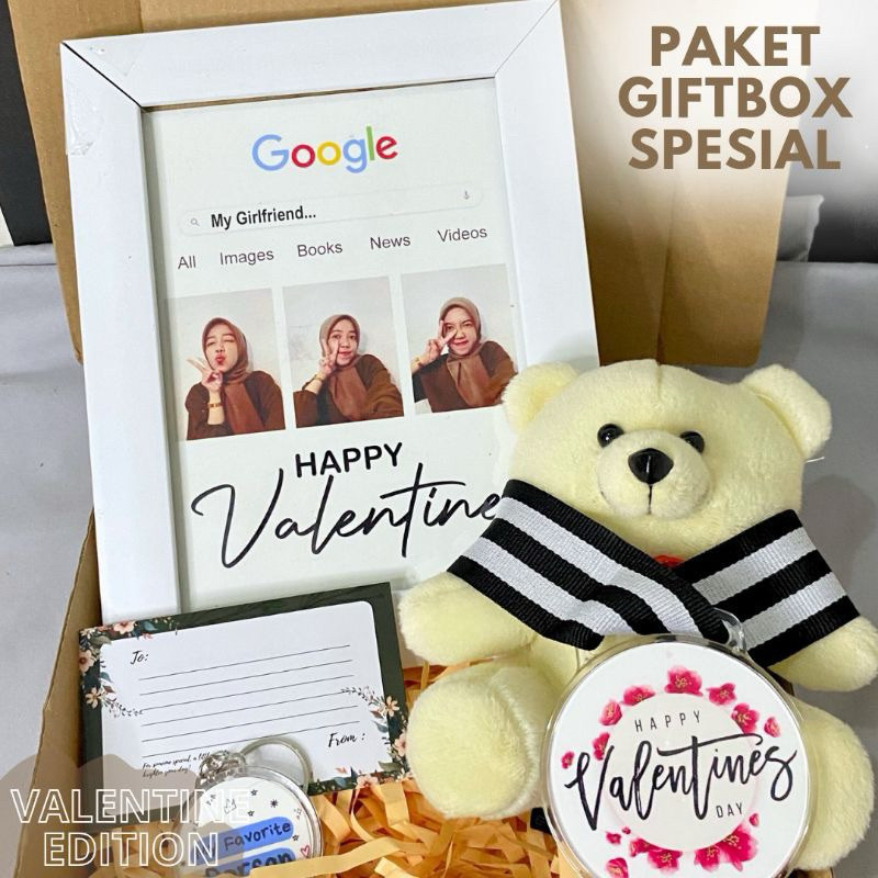 

SAYGIFT Paket Giftbox Kolase Foto Dan Medali Untuk Kado Pacar Cewek Cowok - Paket Kado Anniversary Terlaris - Paket Hampers Souvenir Happy Valentine Days - Giftbox Spesial Hari Valentine - Terbaru Paket Award Best Boyfriend Spesial Edisi Valentine