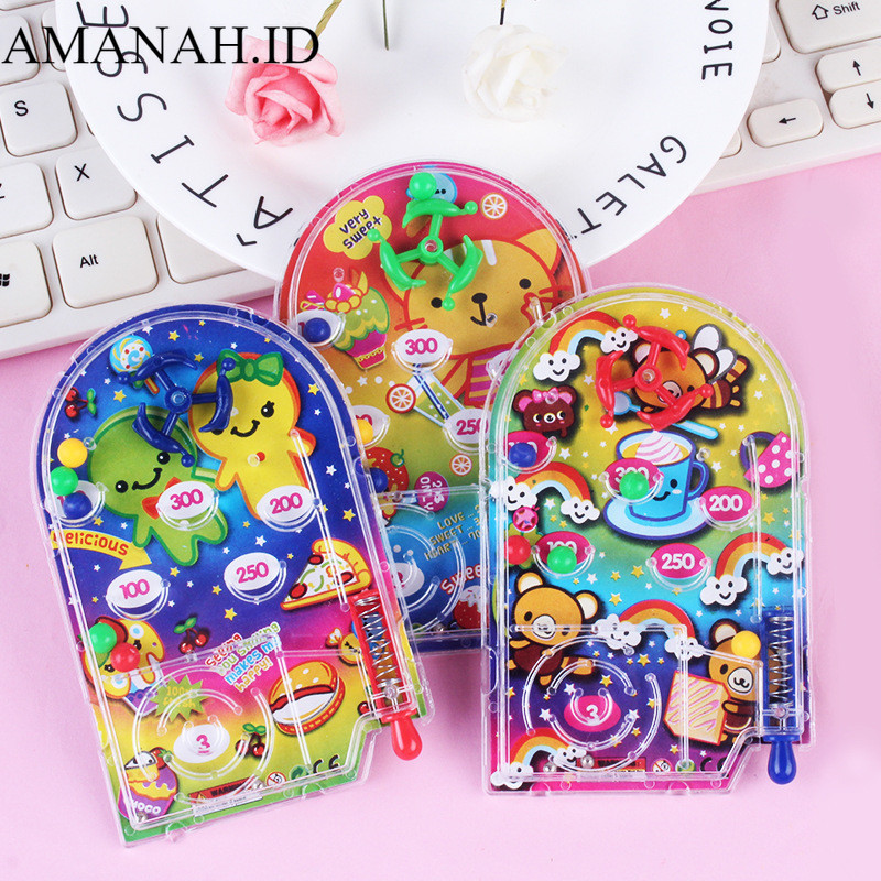 AMANAH.ID Mainan PINBALL Game anak / PinBall Klasik / Mainan Pinball