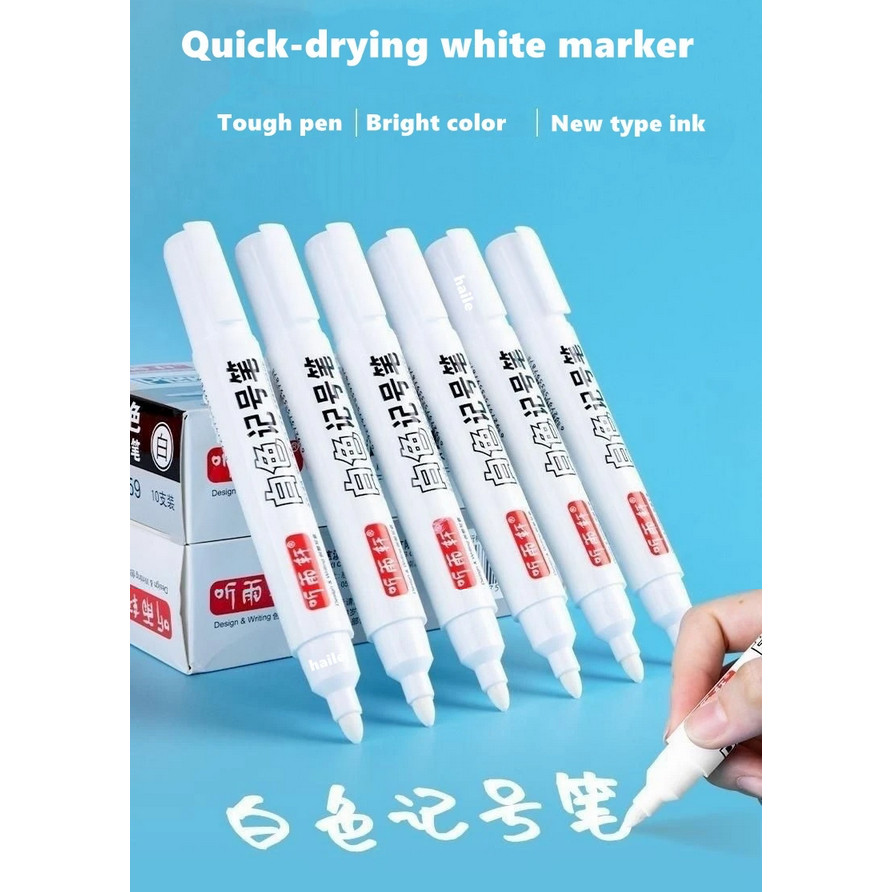 

Automarket YIXIAOJIANDA Spidol Ban Permanen Oil Based Waterproof 5mm 5 PCS - 1159