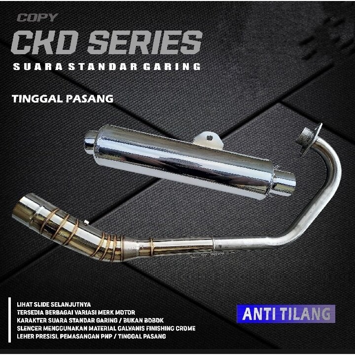 knalpot Standar racing ckd Vixion Knalpot ckd Sonic KNALPOT ckd Verza knalpot ckd Fu injeksi full sy