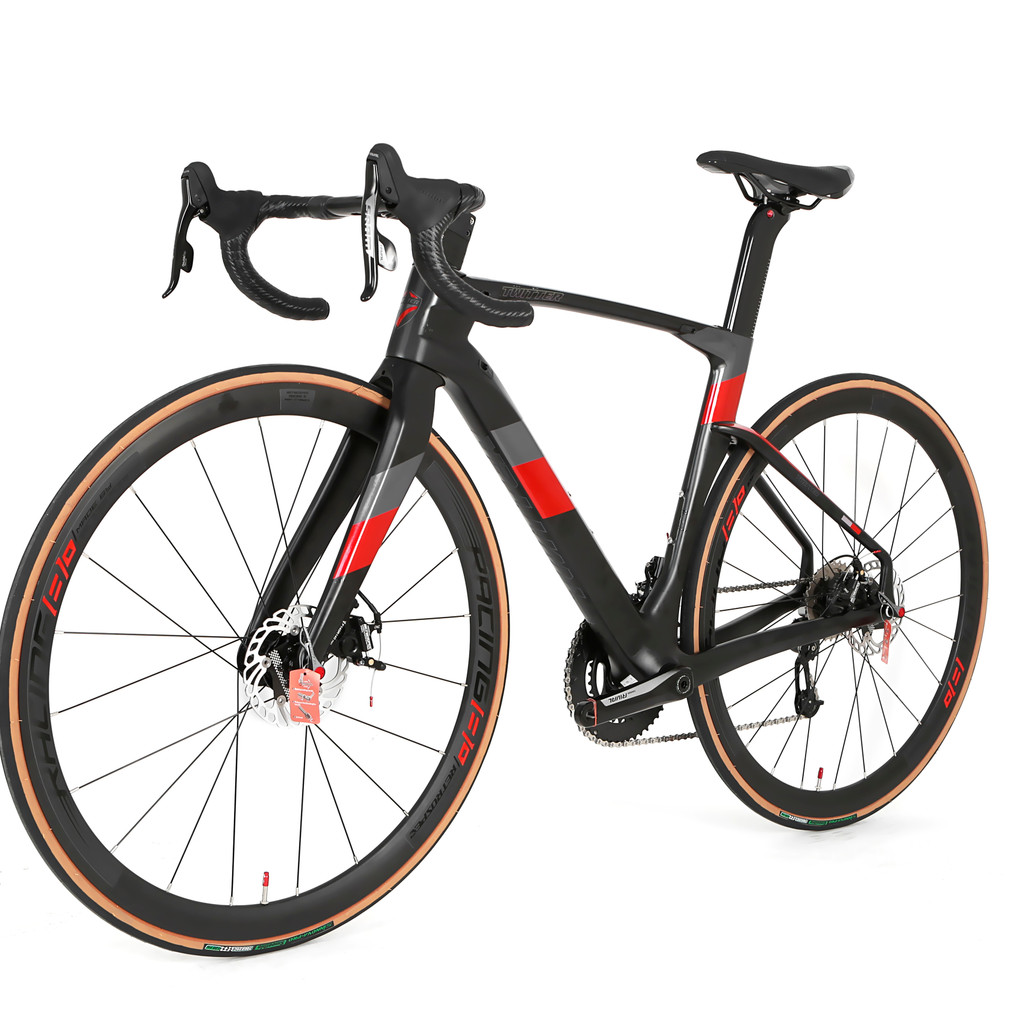 Twitter road bicycle Cyclone-pro disc brake RIVAL- 22 speed XC racing carbon fiber road Bike with 70