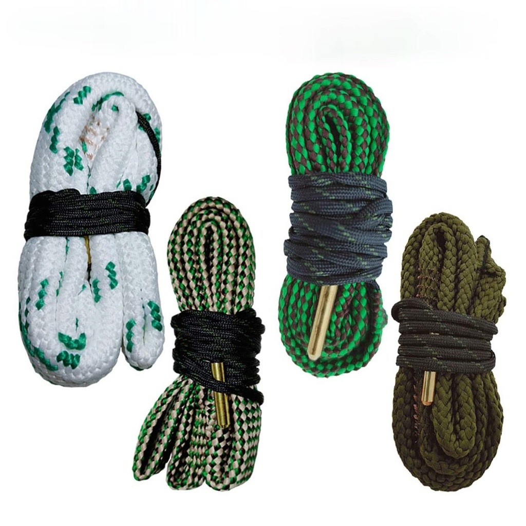 Gun Bore Cleaner Rope .22 Cal.223 Cal.38 Cal& 5.56mm 7.62mm 12GA Rifle Cleaning Brush Kit Tool Rifle