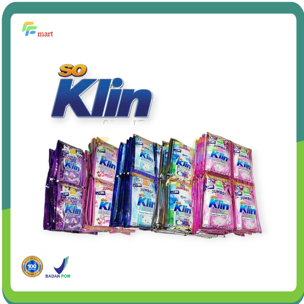 SOKLIN Liquid Sachet Jumbo 40-45 mL 14 Sachet | Soklin Renceng