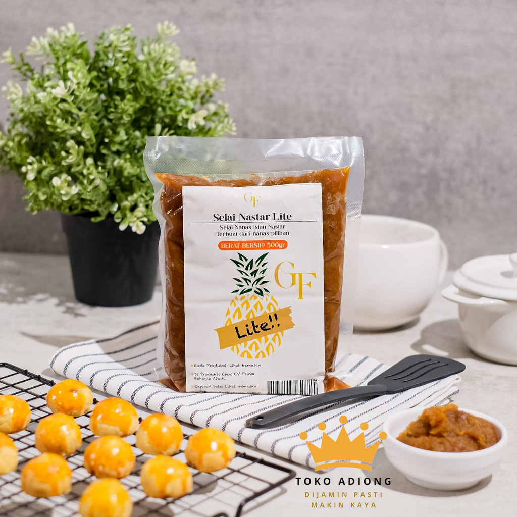 

SELAI NASTAR GF LITE 500GR - selai nastar nanas