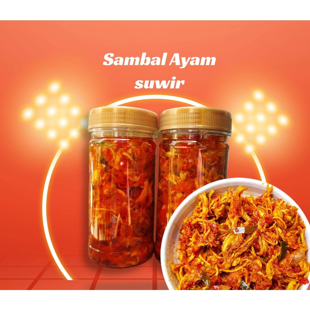 

Sambal mercon Ayam Suwir lauk bumbu 120g