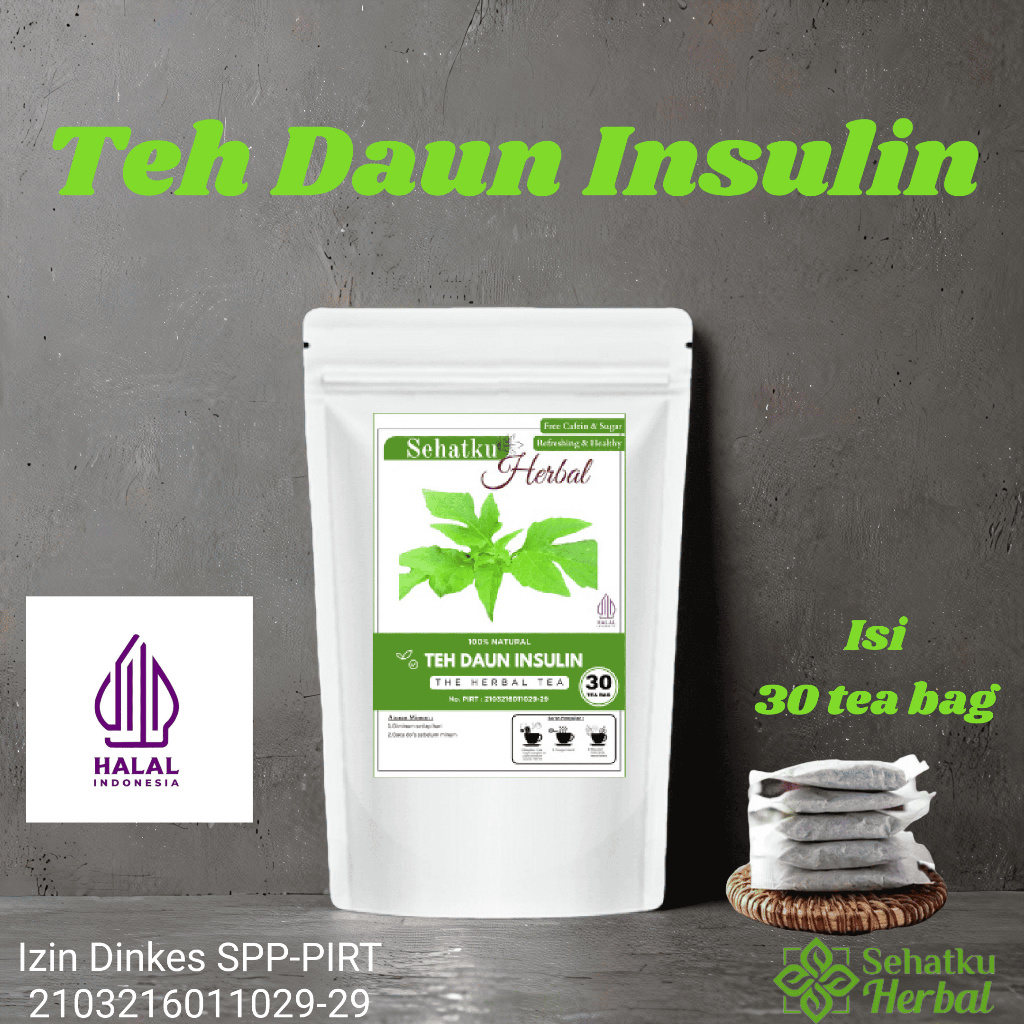 

SEHATKUHERBAL Sehatkuherbal Teh Daun Insulin/Teh Diabetes isi 30 Tea bag
