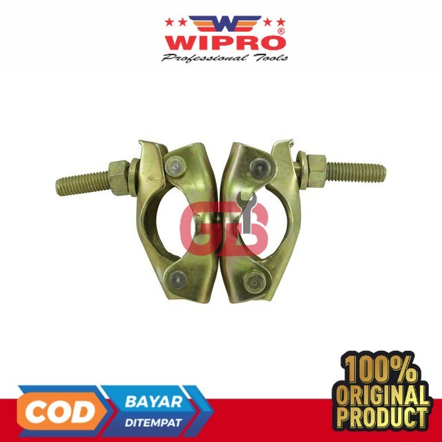 Clamp Scafolding H.Duty 1-1/2" Swivel (Hidup) 1-1./2" Rigid (Mati) Wipro