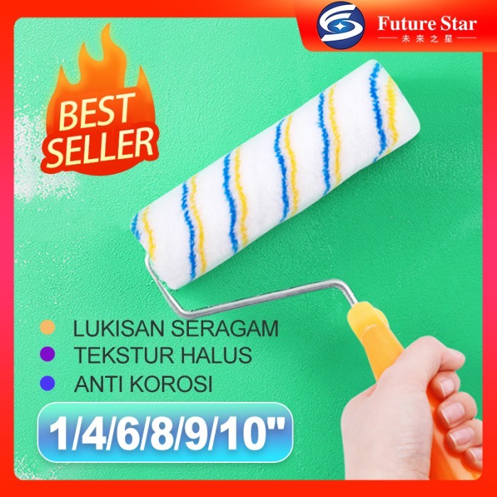 KUAS ROLL CAT TEMBOK 6" MURAH IMPORT