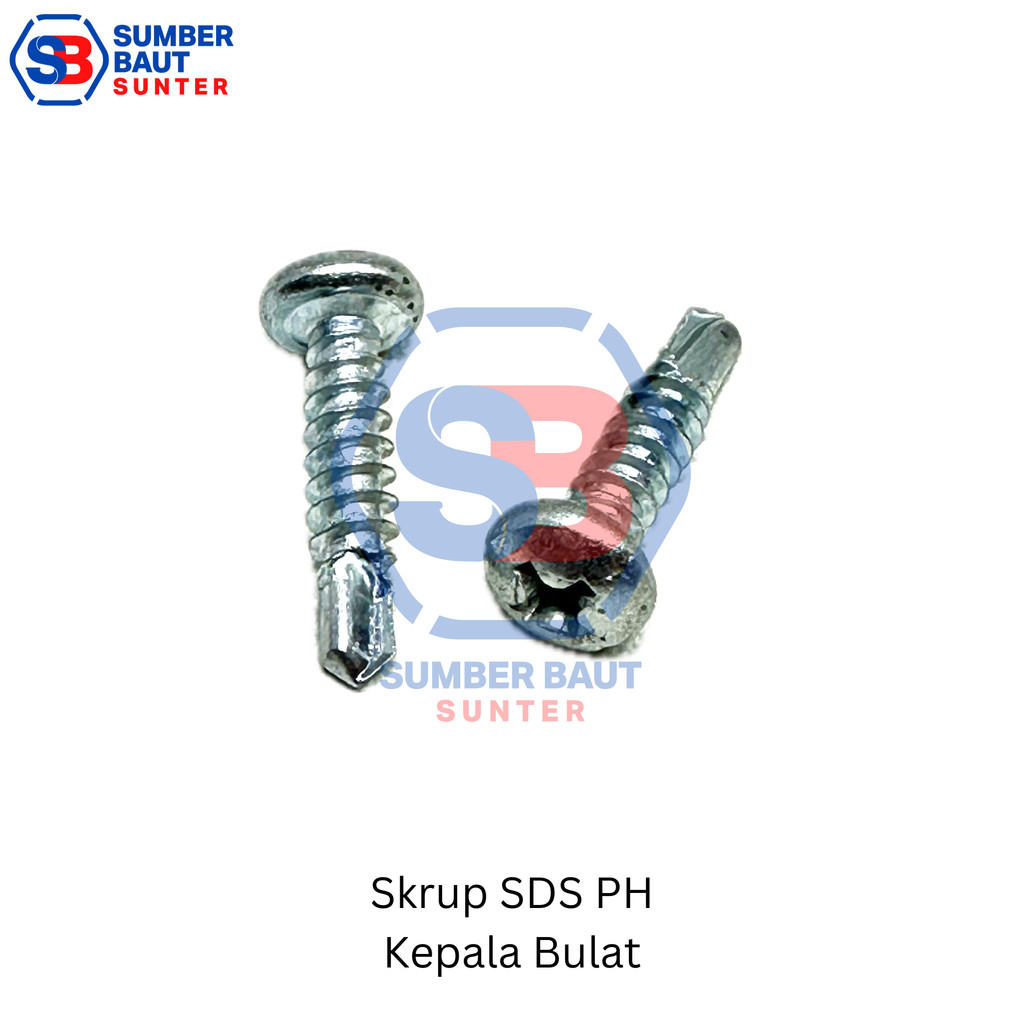 SDS PH 8x13 Skrup Roofing Pan Head Self Drilling Screw