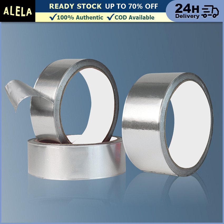 

5 Meter Lakban Isolasi Tape Aluminium Foil Multifungsi Waterproof Anti Air Tahan Panas Anti Bocor