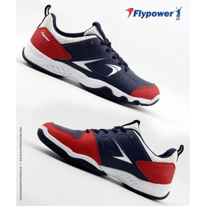 Sepatu badminton flypower losari 4 navy