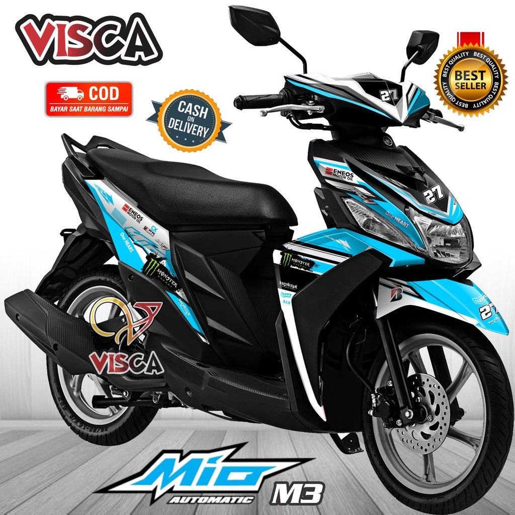 Decal Mio M3 125 Full Body Stiker Mio M3 125 Full Body Striping Mio M3